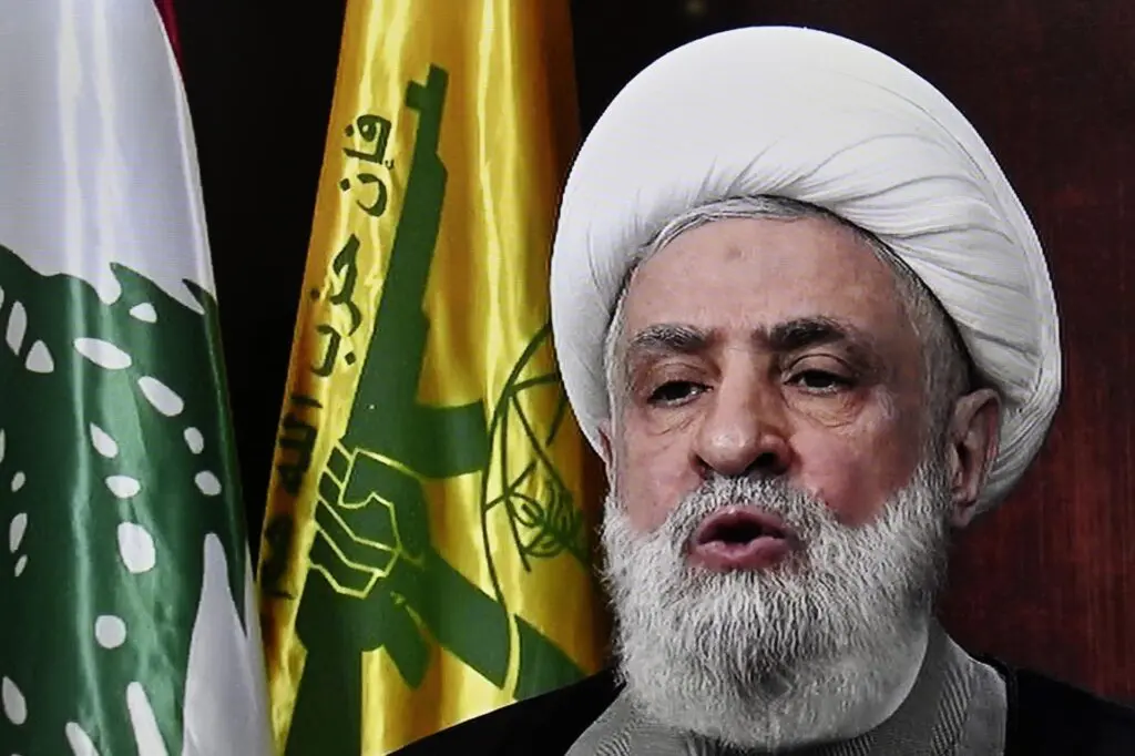 (FILE) Secretary General of Hezbollah Naim Qassem. Photo: EFE.