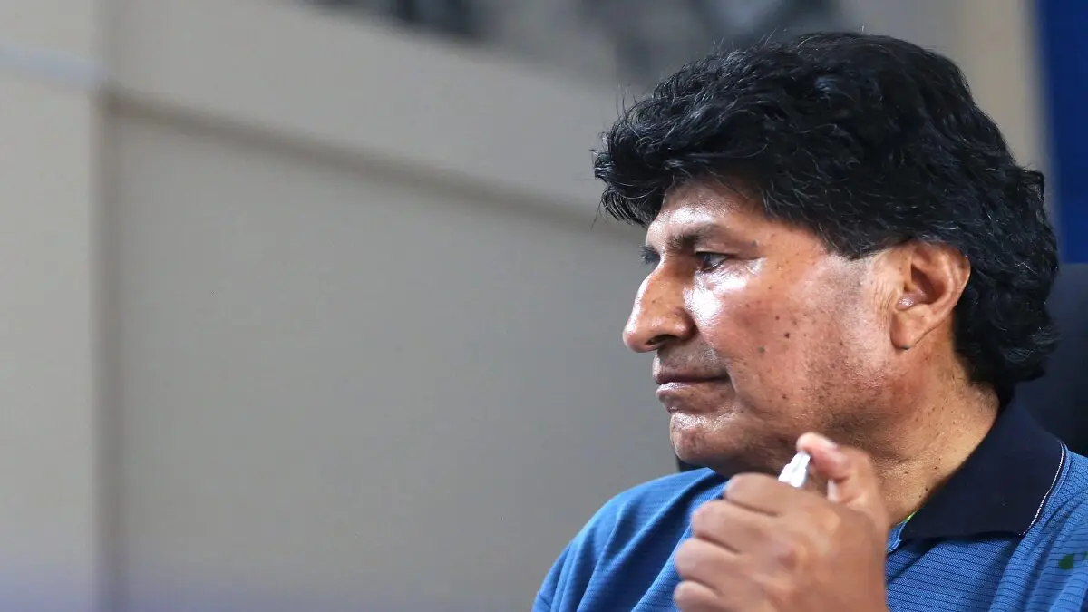 Mobilization in support of Evo Morales advances toward La Paz to formalize candidacy.Photo:EFE.