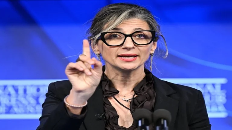 Francesca Albanese demands sanctions, reparations for Palestine, and legal action against involved executives and corporations.