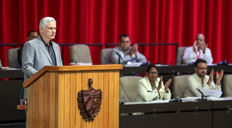 Cuba's resilience amid U.S. blockade reaffirmed by President Díaz-Canel in 2025 parliamentary session.