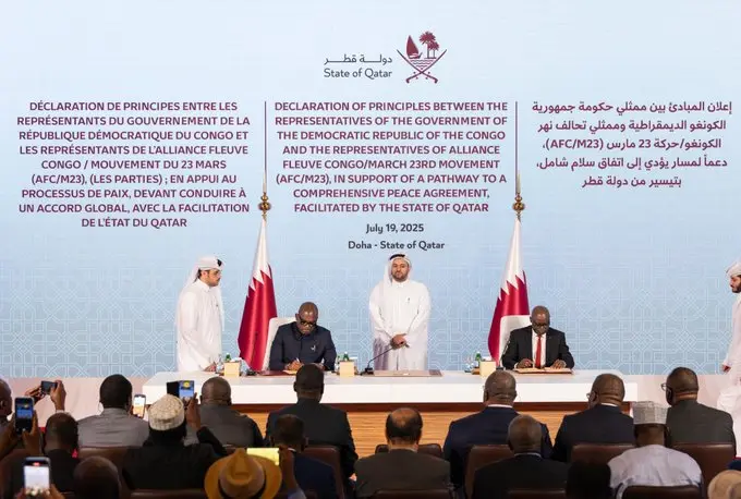 DRC M23 Qatar peace declaration sparks hope and division as eastern conflict remains unresolved.