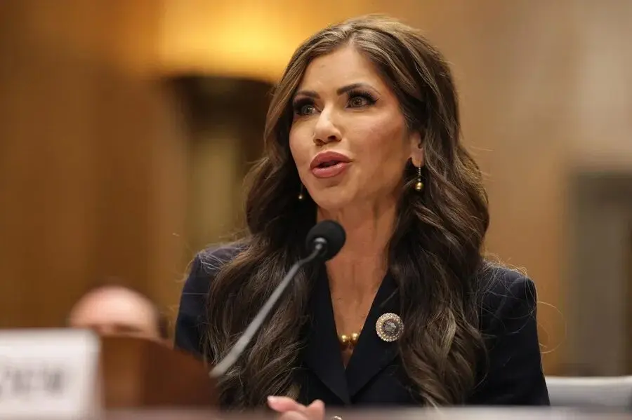 Kristi Noem and Daniel Noboa formalize bilateral pact against transnational crime. Photo: EFE.