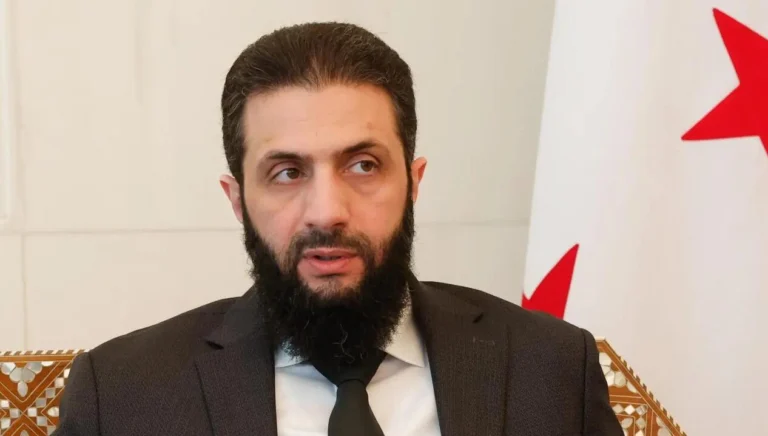 Syrian temporary head of government Ahmed al-Sharaa. Photo: EFE.