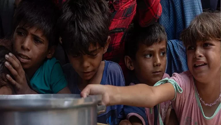 (FILE) The Israeli blockade has caused famine in Gaza. Photo: EFE.