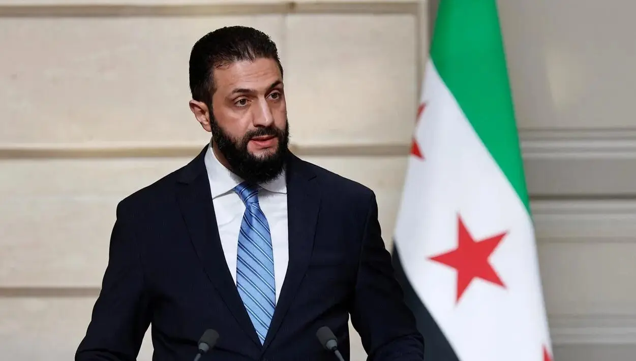 (FILE) Syrian interim President Ahmed al-Sharaa. Photo: EFE.