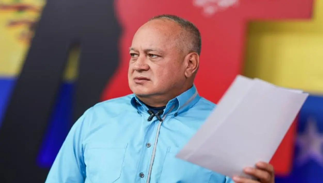 Venezuela’s Interior Minister Diosdado Cabello. Photo: X/ @hilosdemagia
