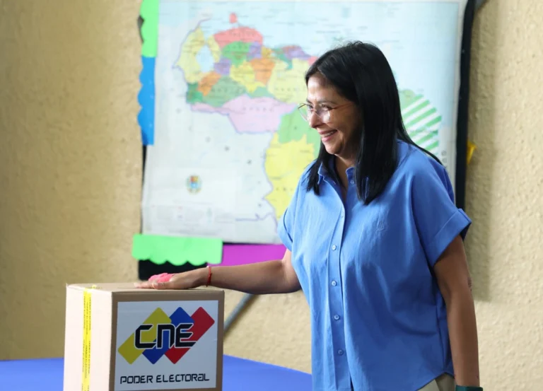 Empowering Venezuela’s youth: Delcy Rodriguez on participatory democracy and national unity in 2025 vote. Photo: ViceVenezuela/Telegram.