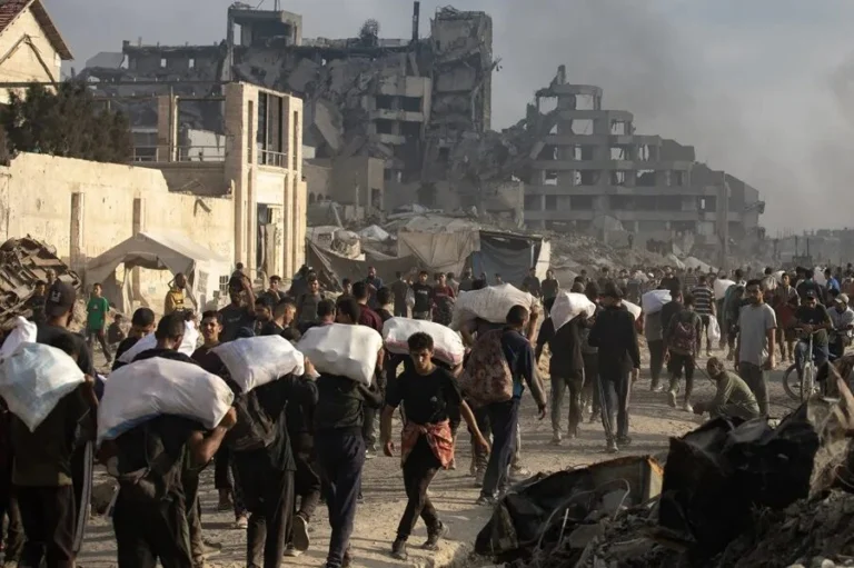 Militarized aid in Gaza: US contractors confess to violence against Palestinians.Photo:EFE.