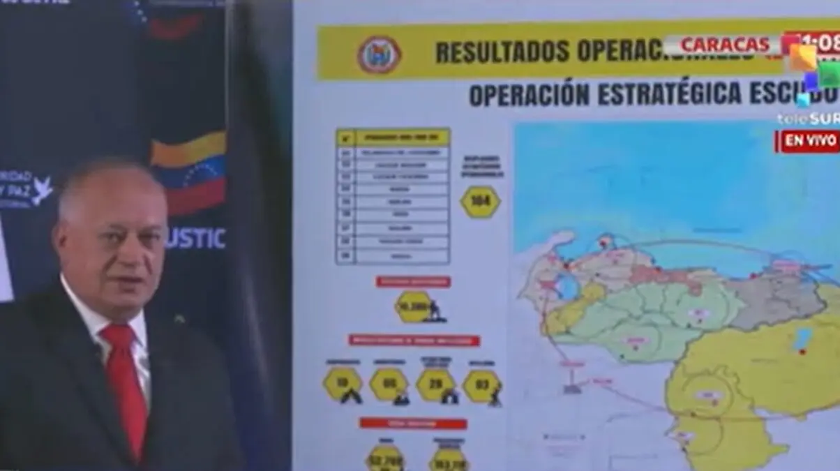 Only 5% of LATAM Drugs Attempt to Leave Through Venezuela: Cabello
