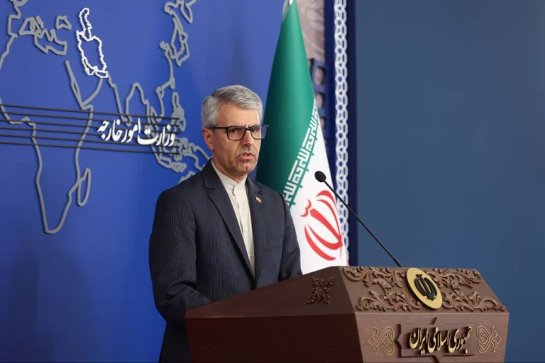 Iranian Foreign Ministry spokesperson Ismail Baghaei. Photo: X/ @IRIMFA_EN.