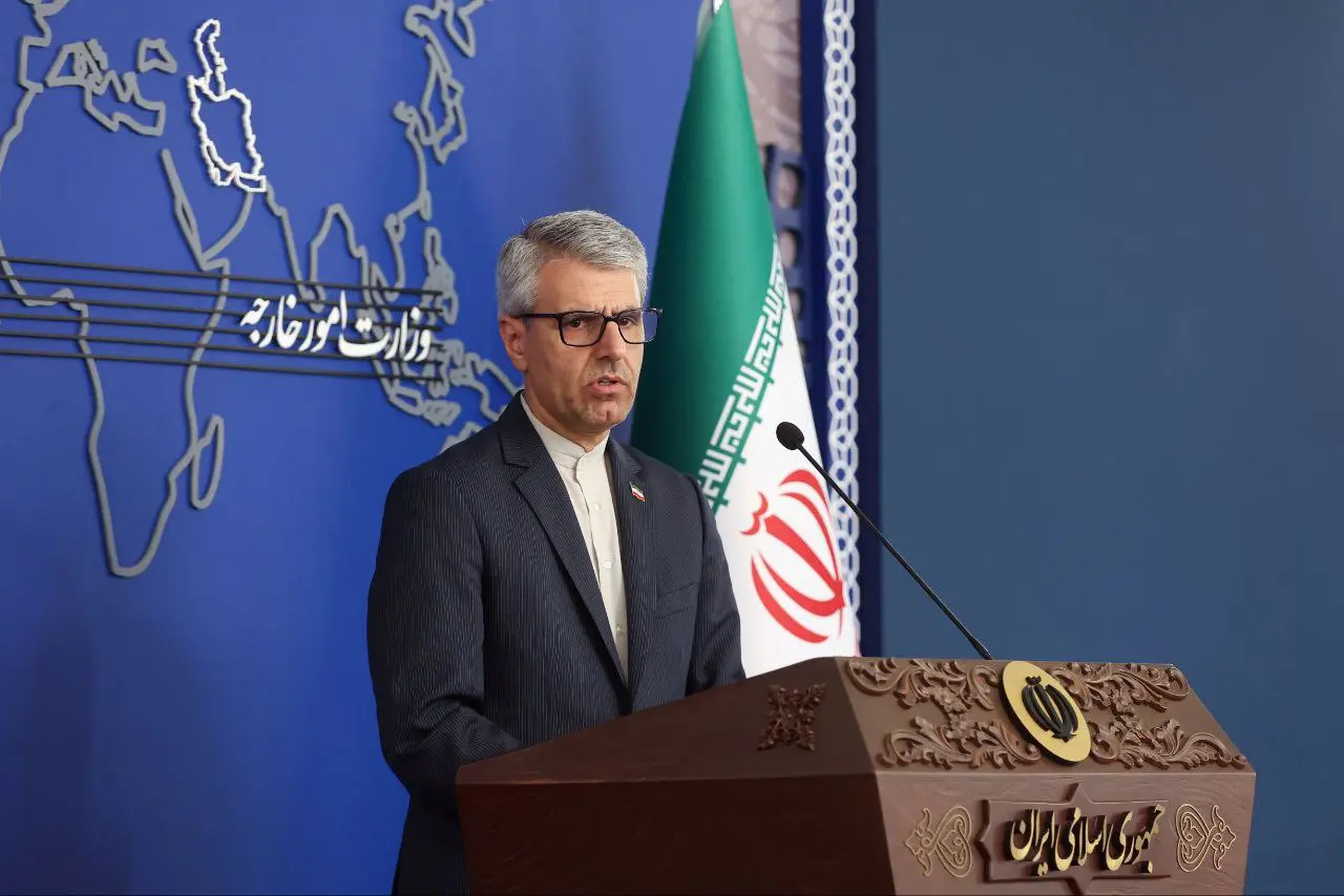 Iranian Foreign Ministry spokesperson Ismail Baghaei. Photo: X/ @IRIMFA_EN.