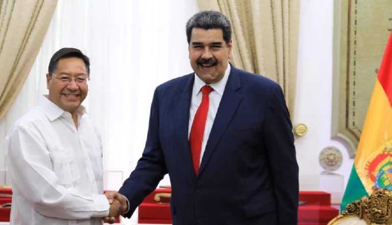 (FILE) President Nicolas Maduro and Luis Arce, 2021. Photo: X/ @NicolasMaduro
