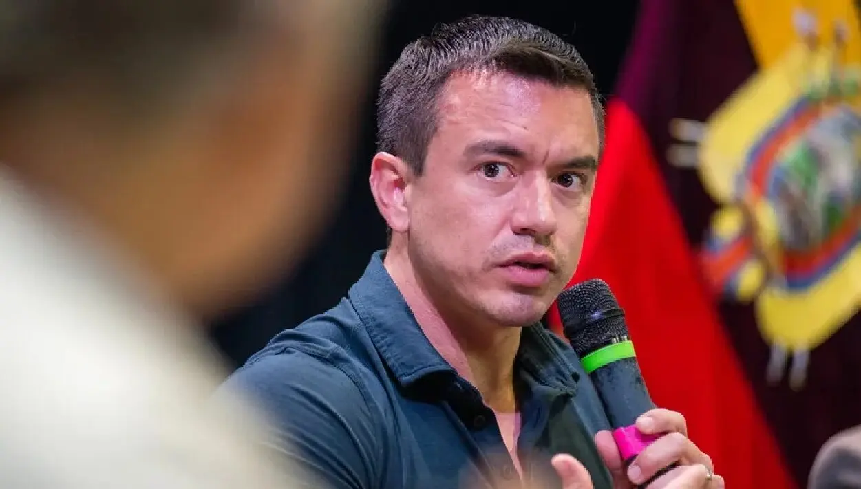 (FILE) Ecuatorian President Daniel Noboa. Photo: EFE.