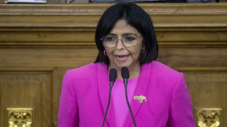 (FILE) Venezuelan Vice President Delcy Rodriguez. Photo: EFE.