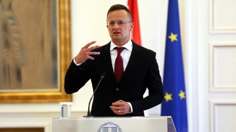 (FILE) Hungarian Foreign Affairs Minister Peter Szijjarto. Photo: EFE.