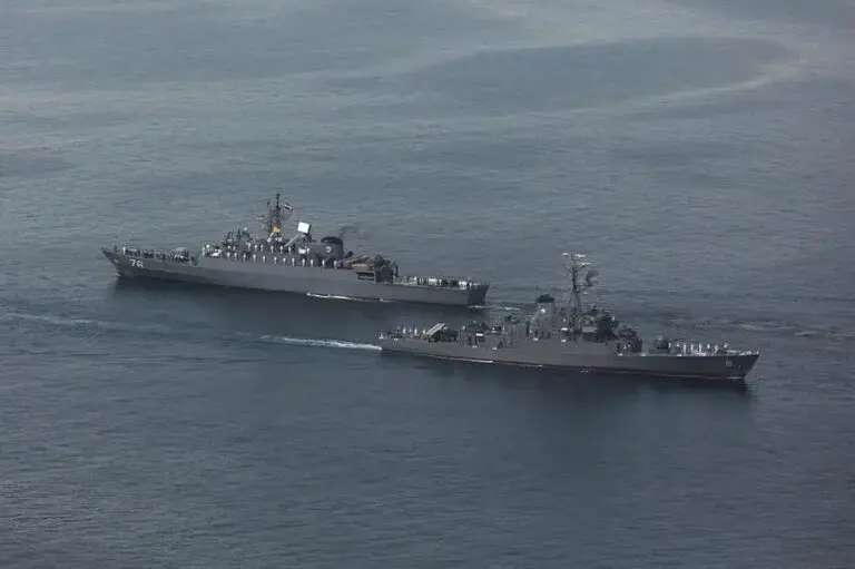 China-Russia maritime collaboration intensifies amid rising global tensions in Pacific.Photo:EFE.