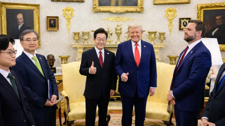 (FILE) U.S. President Donald J. Trump and President of South Korea Lee Jae-myung. Photo: The White House.