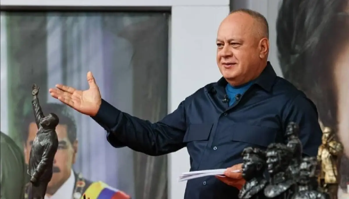 Secretary general of the United Socialist Party of Venezuela, Diosdado Cabello. Photo: Con el Mazo Dando.