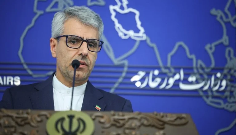 (FILE) Esmaeil Baqaei, Spokesperson Ministry of Foreign Affairs, Islamic Republic of Iran. Photo: Foreign Ministry, Islamic Republic of Iran.