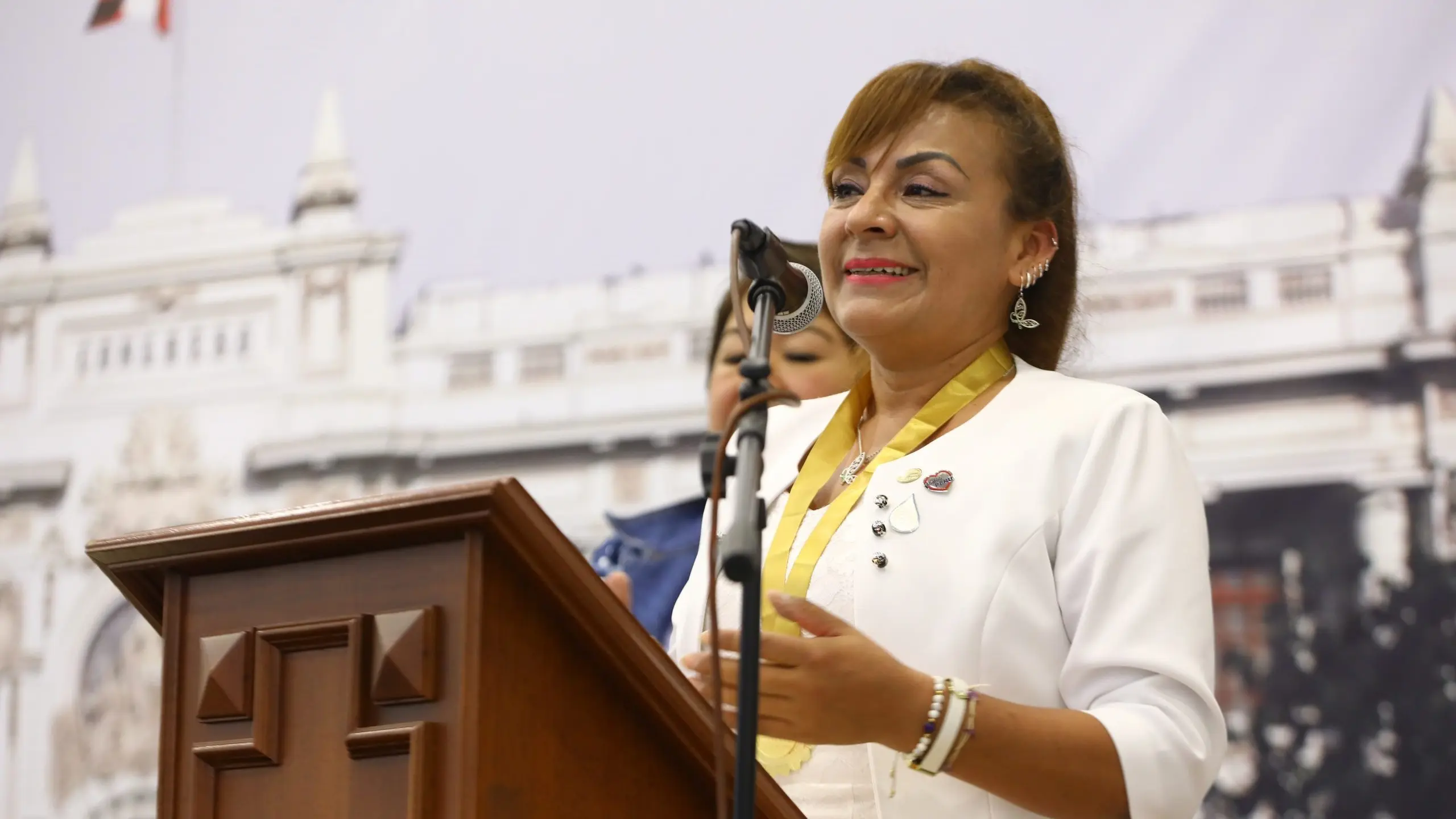 (FILE) Congresswoman Kira Alcarraz. Photo: Peruvian Congress.