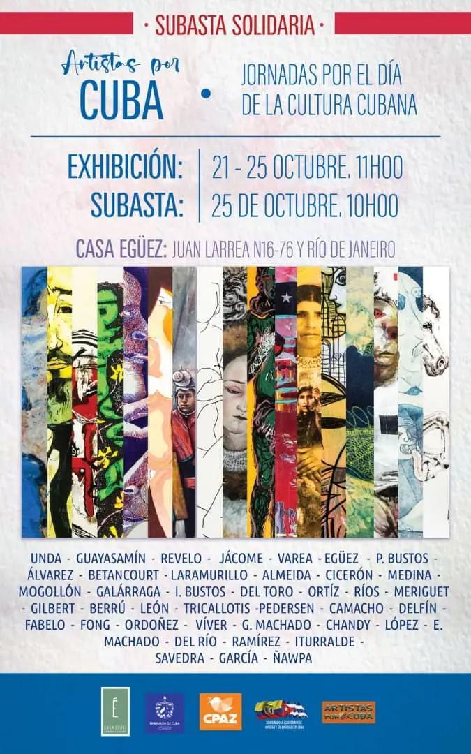 Artists for Cuba, a hug from art in Ecuador