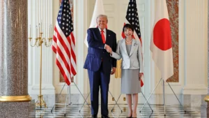 President Donald J. Trump and Japanese Prime Minister Sanae Takaichi. Photo: The White House.