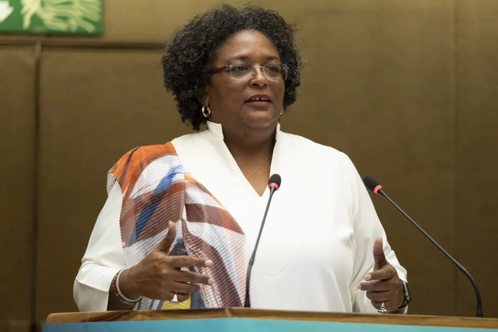 Prime Minister of Barbados speaks out against US military presence in the Caribbean.