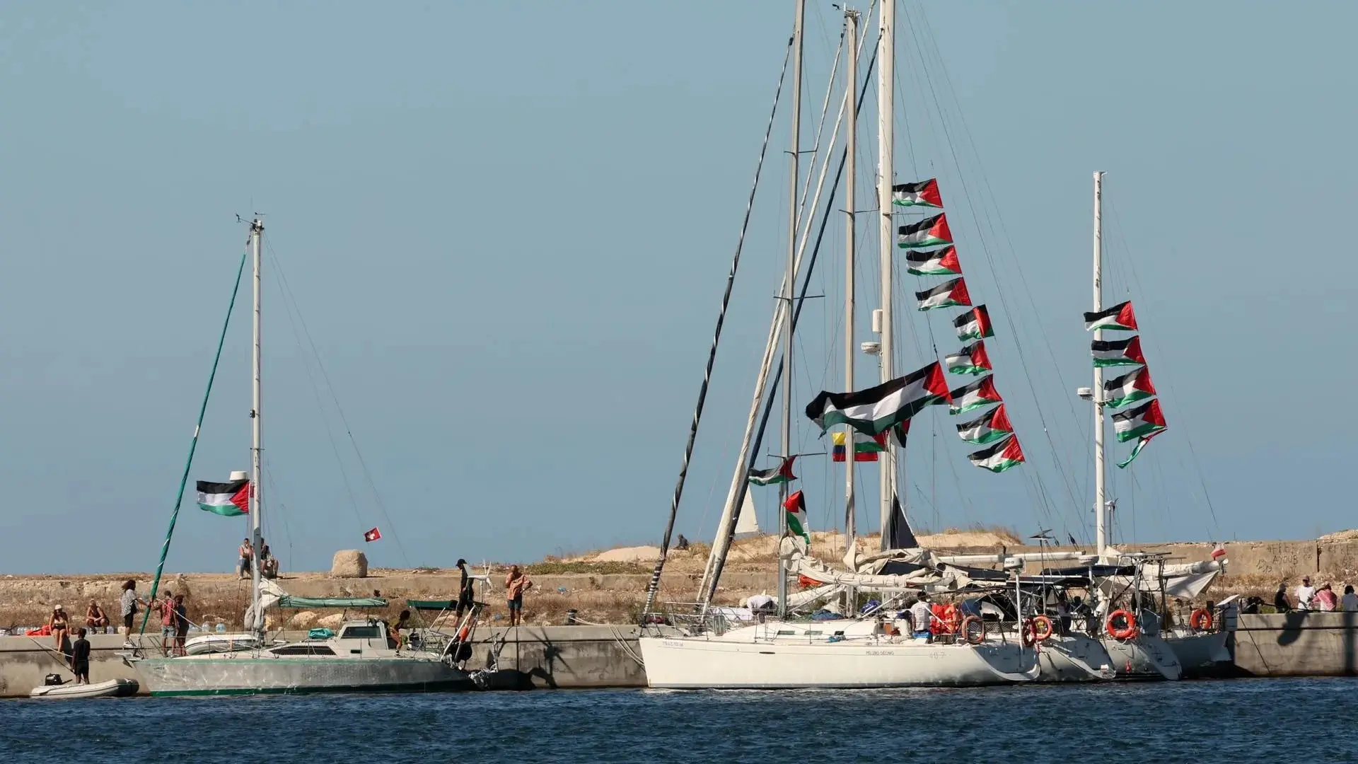 (FILE) Sumud Flotilla. Photo: EFE.