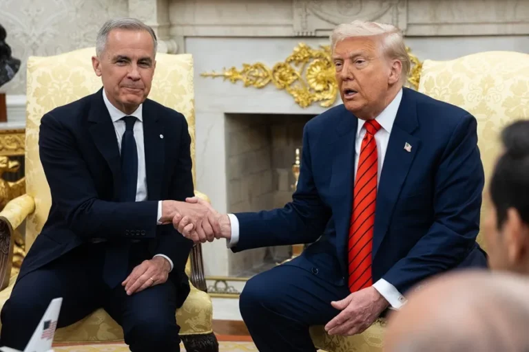 US-Canada trade negotiations public dispute Trump Ontario Reagan video