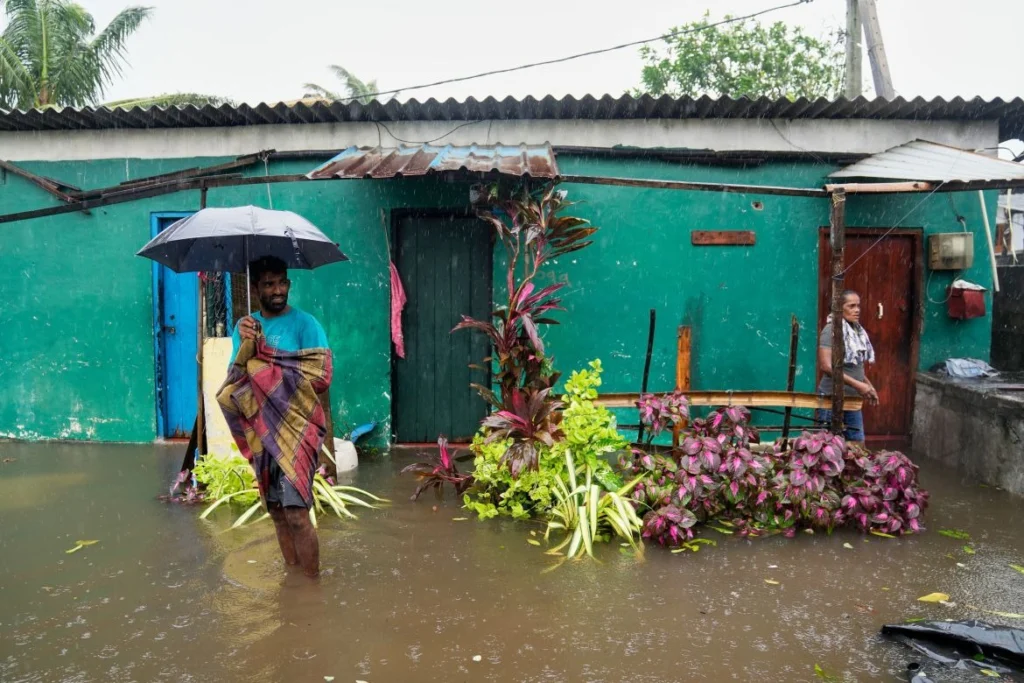 Devastation from Indonesia Sri Lanka floods: rescue operations in Colombo amid widespread inundation.
