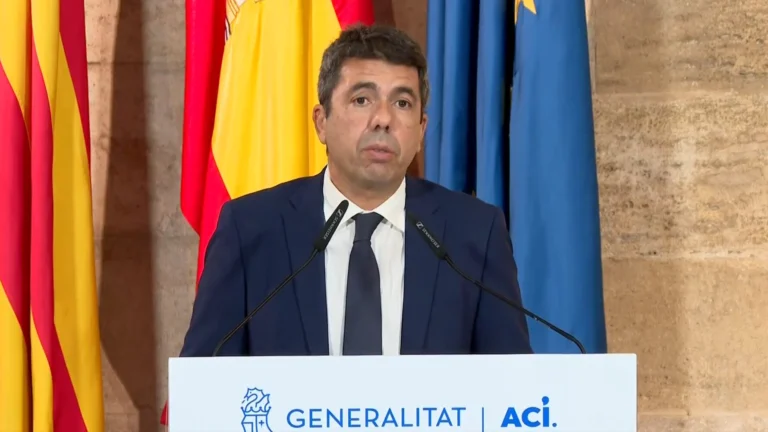 Valencian regional president Carlos Mazón. Photo: Screenshot.