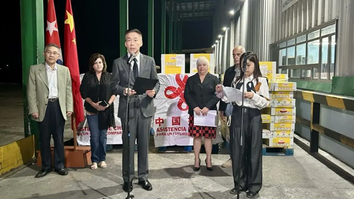 China Sends 30 Tons Humanitarian Aid Shipment to Cuba