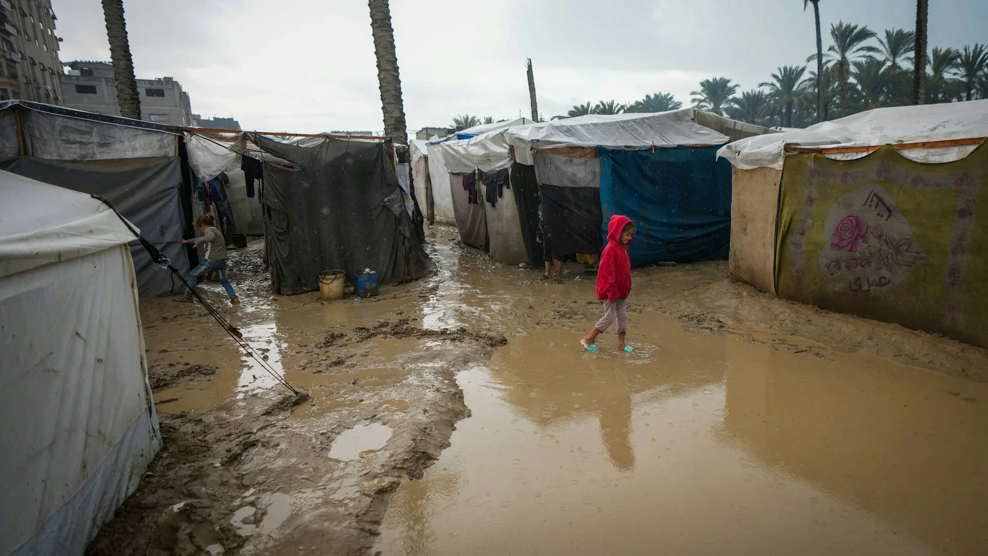 Heavy Rains Worsen Humanitarian Crisis in the Gaza Strip