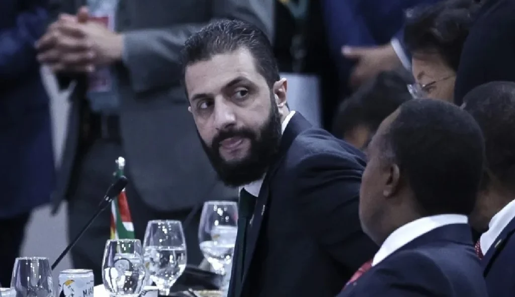 Syria's Interim President Ahmed al-Sharaa attending COP30 in Brazil. Photo: EFE.