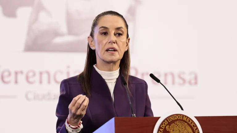 (FILE) Mexican President Claudia Sheinbaum. Photo: EFE.