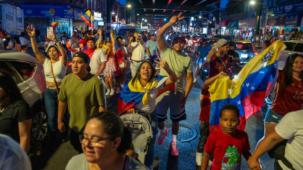 U.S. anti-war rally draws Venezuelan support as citizens protest Caribbean militarization