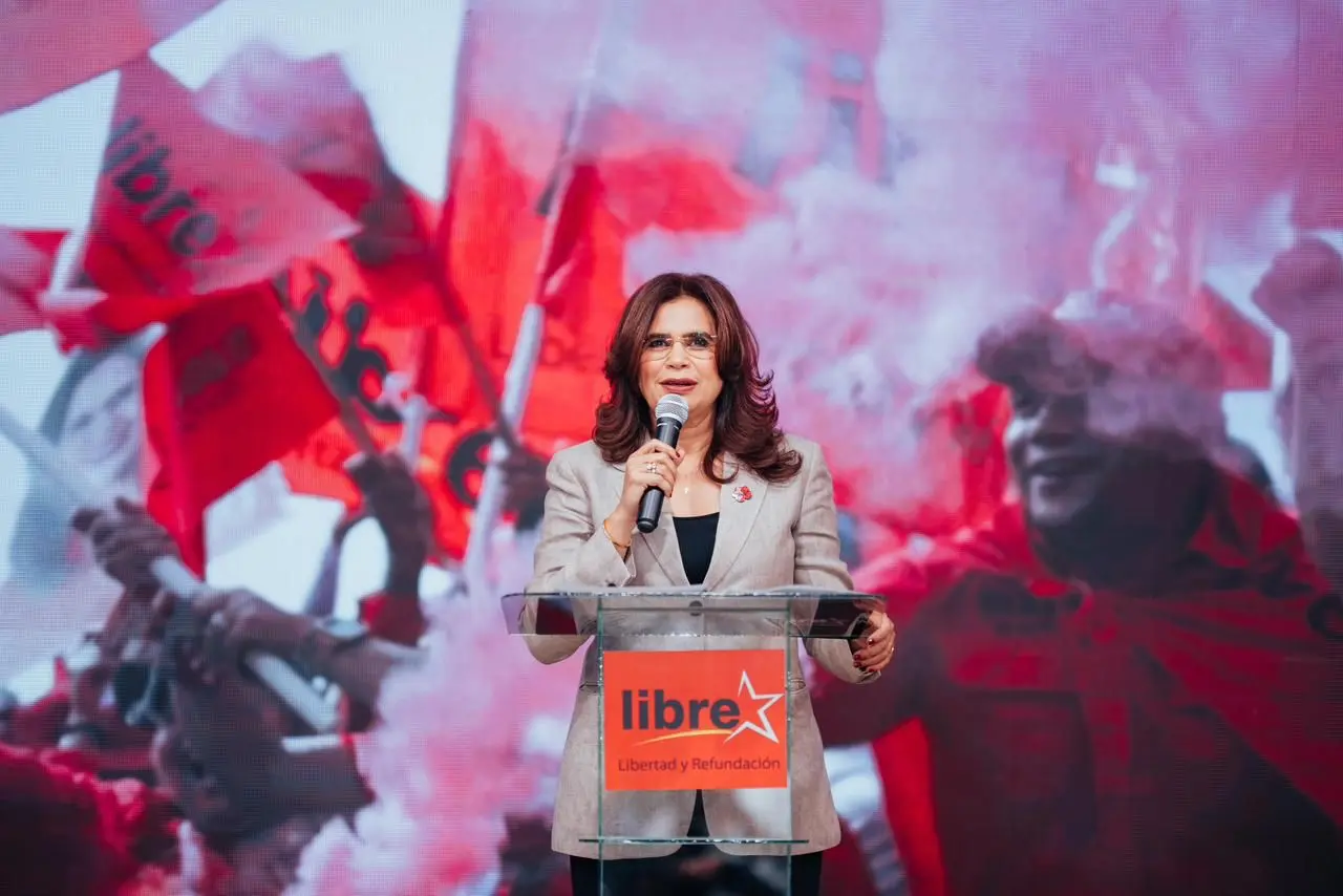 FREE Party Presidential Candidate Rixi Moncada in Honduras Her Party’s Strength