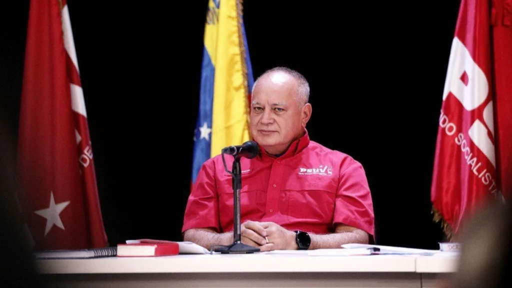 Venezuelan Minister of Interior, Justice and Peace Diosdado Cabello. Photo: TG/ PSUV.