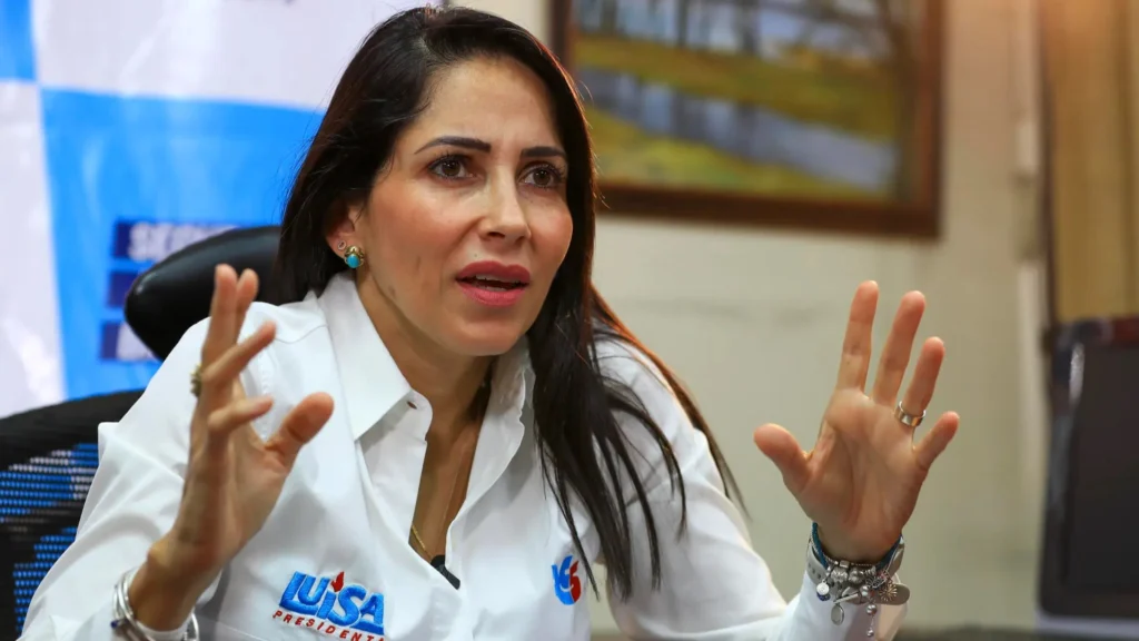 (FILE) Luisa Gonzalez, former presidential candidate of Ecuador for the Citizen Revolution (RC) party. Photo: EFE.