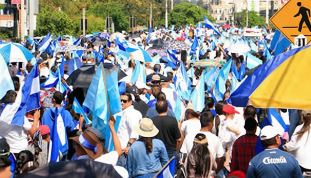 Fraud protest in Tegucigalpa demanding democratic transparency.