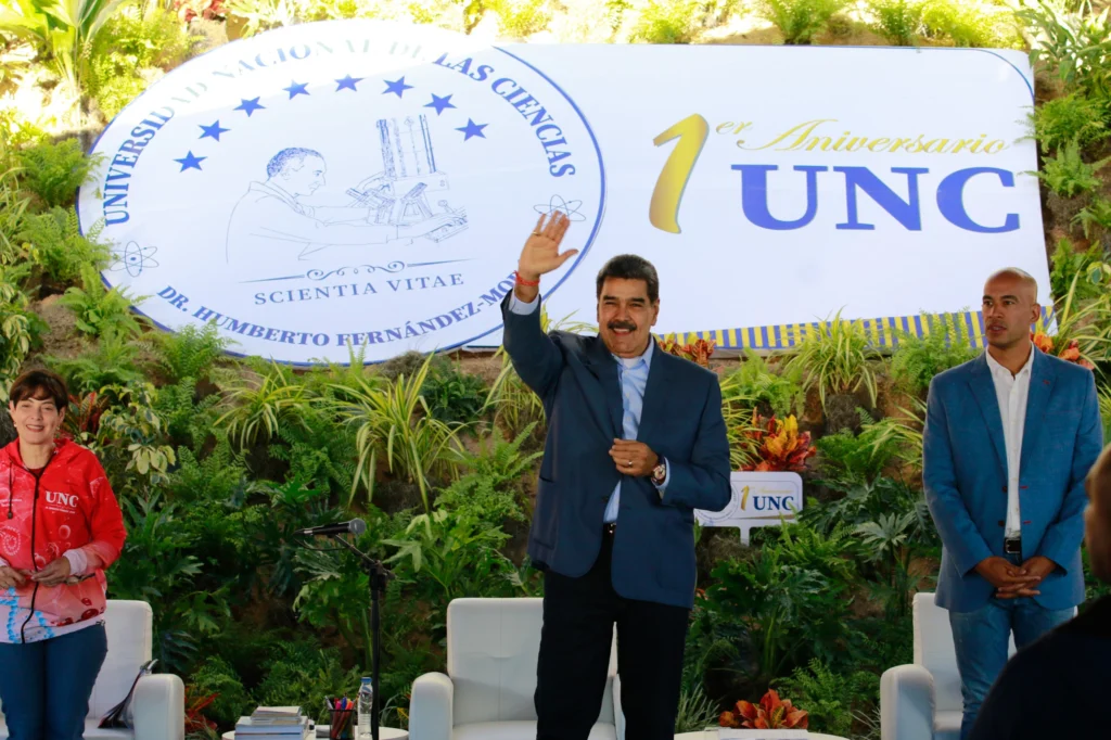 President Maduro Celebrates First Anniversary of the National University of Sciences