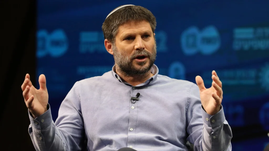 Israel’s Finance Minister Bezalel Smotrich. Photo: EFE.