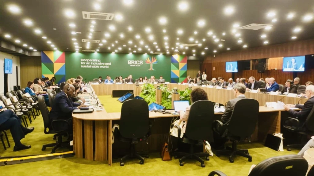 IV BRICS' Sherpas meeting in Brazil. Photo: X/ @AnayansiRCamejo