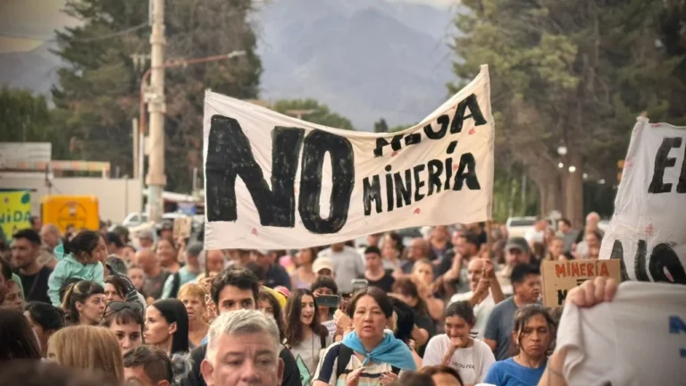 The project aims to extract copper in Uspallata with an estimated investment of $ 560 million, a decision reflects a prioritization of business interests over the protection of the Mendoza River basin, amid a water crisis in the province. Photo: X/@LautaroJimenezB.