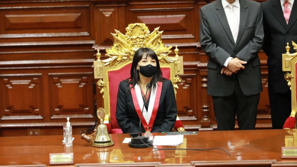 (FILE) Former PM Mirtha Vasquez. Photo: Congress of Peru.