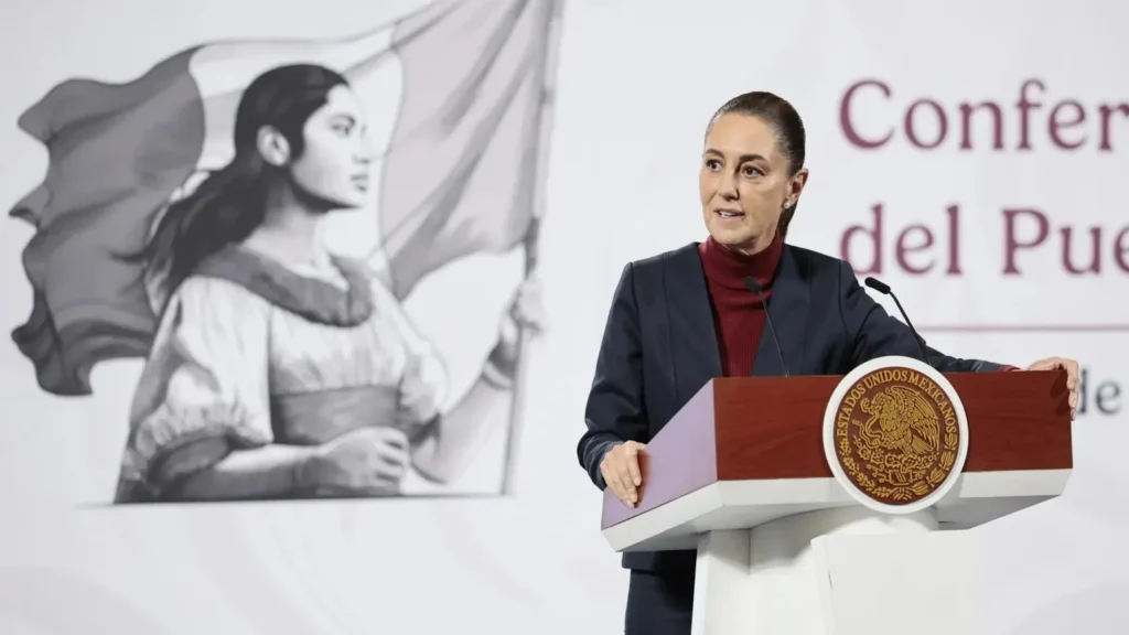 (FILE) Mexican President Claudia Sheinbaum. Photo: EFE.