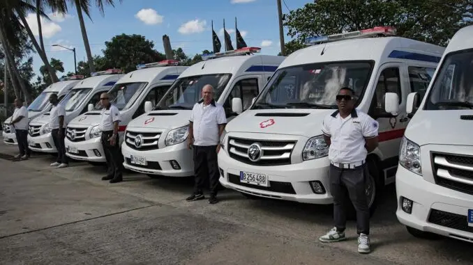Cuba Strengthens Healthcare System with 50 New Ambulances
