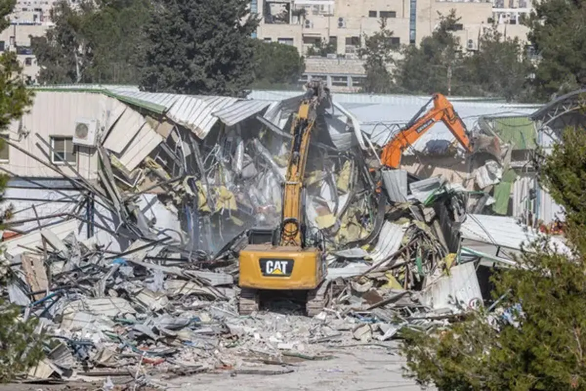 UNRWA Calls for Action After Demolition of Its Jerusalem Headquarters by Israel