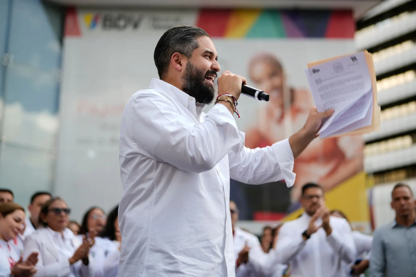 Venezuelan Public Health Workers Demand the Release of Nicolás Maduro and Cilia Flores
