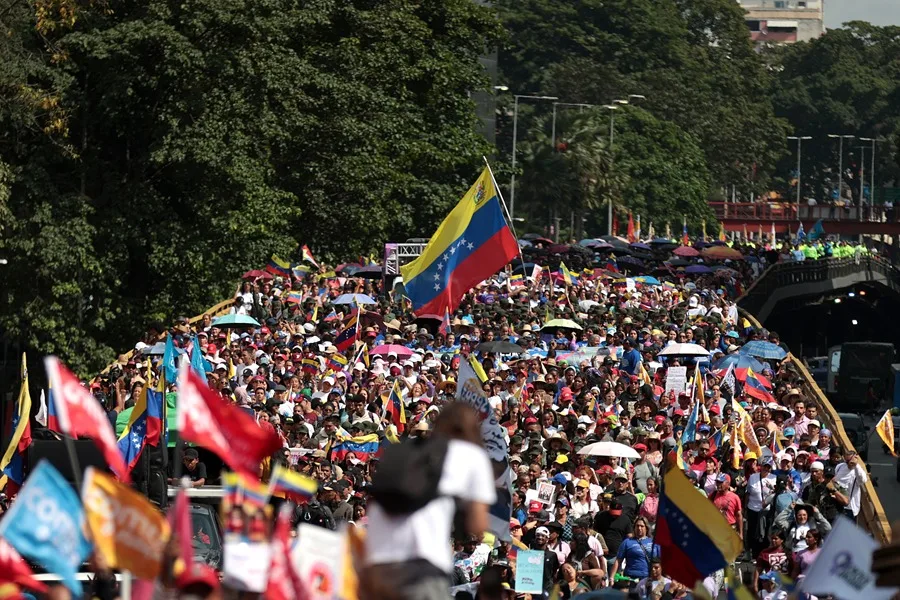Venezuelan Women Show Support for Acting President Delcy Rodríguez